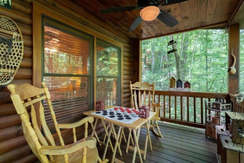 Вилла Mountain Spirit Cabin - Fireplace And Hot Tub Блу-Ридж Экстерьер фото