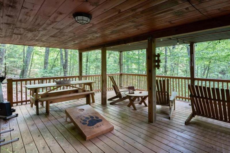 Вилла Mountain Spirit Cabin - Fireplace And Hot Tub Блу-Ридж Экстерьер фото